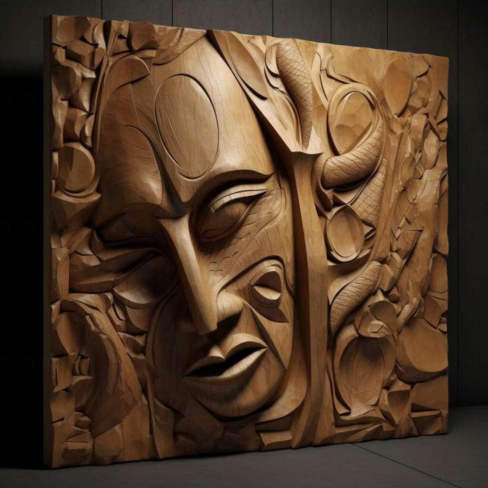 نموذج ثلاثي الأبعاد لآلة CNC 3D Art 